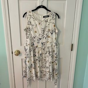 Floral White Summer Dress